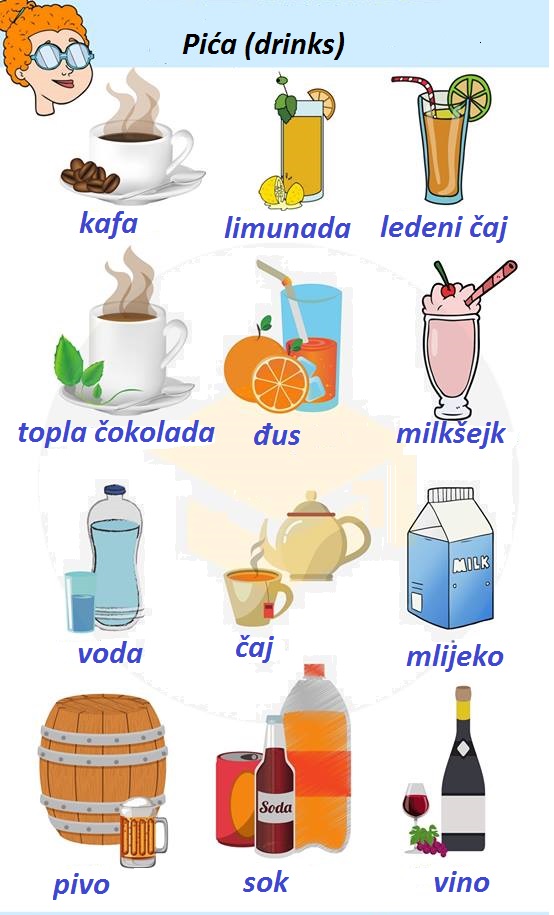 Pića (drinks)